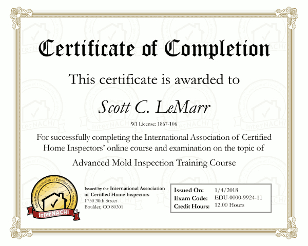 IAQT Certificate